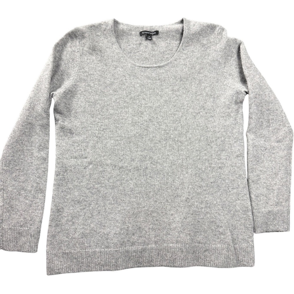 41 Hawthorn‎ Crew Neck Cashmere Sweater Womens XL Gray